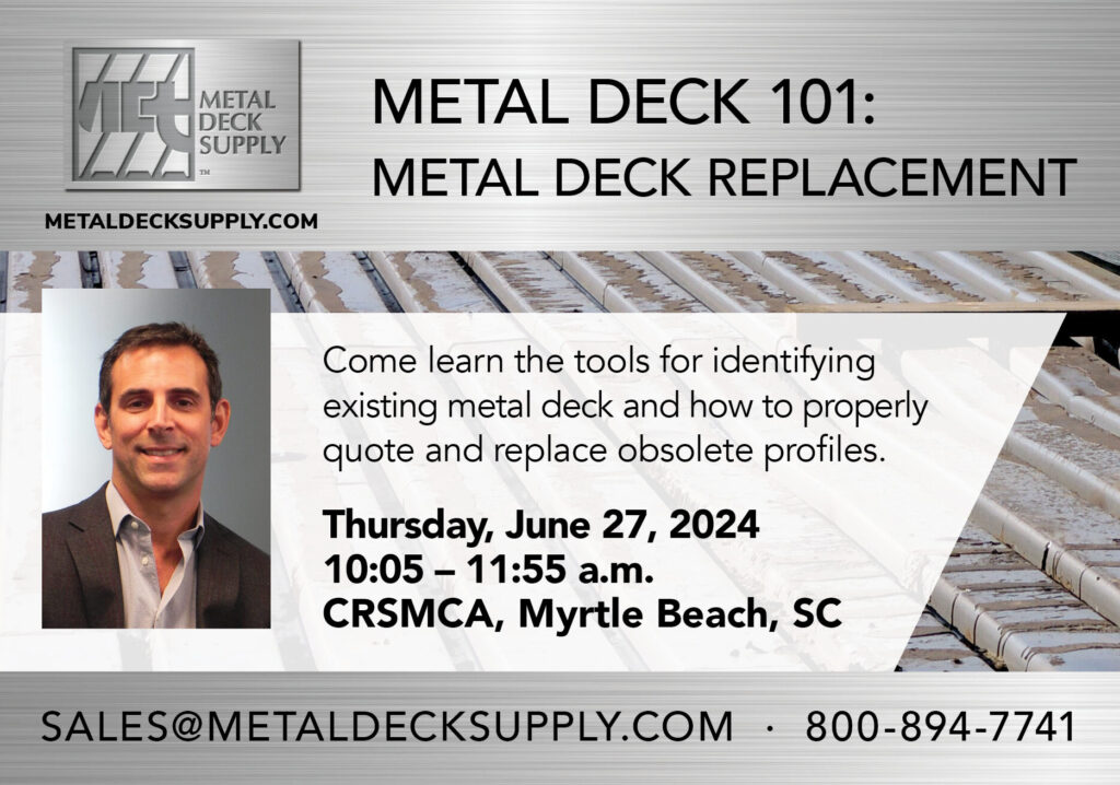 Metal Deck Presentation Ad 2024 smlx630
